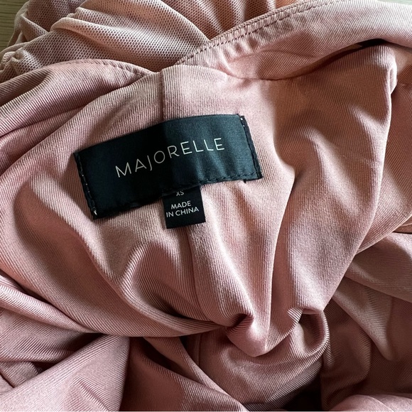 Majorelle Revolve Chani Pink Mini Dress Ruched Size XS - Picture 5 of 14